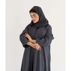 عباية قماش لمعة قصة كلوش